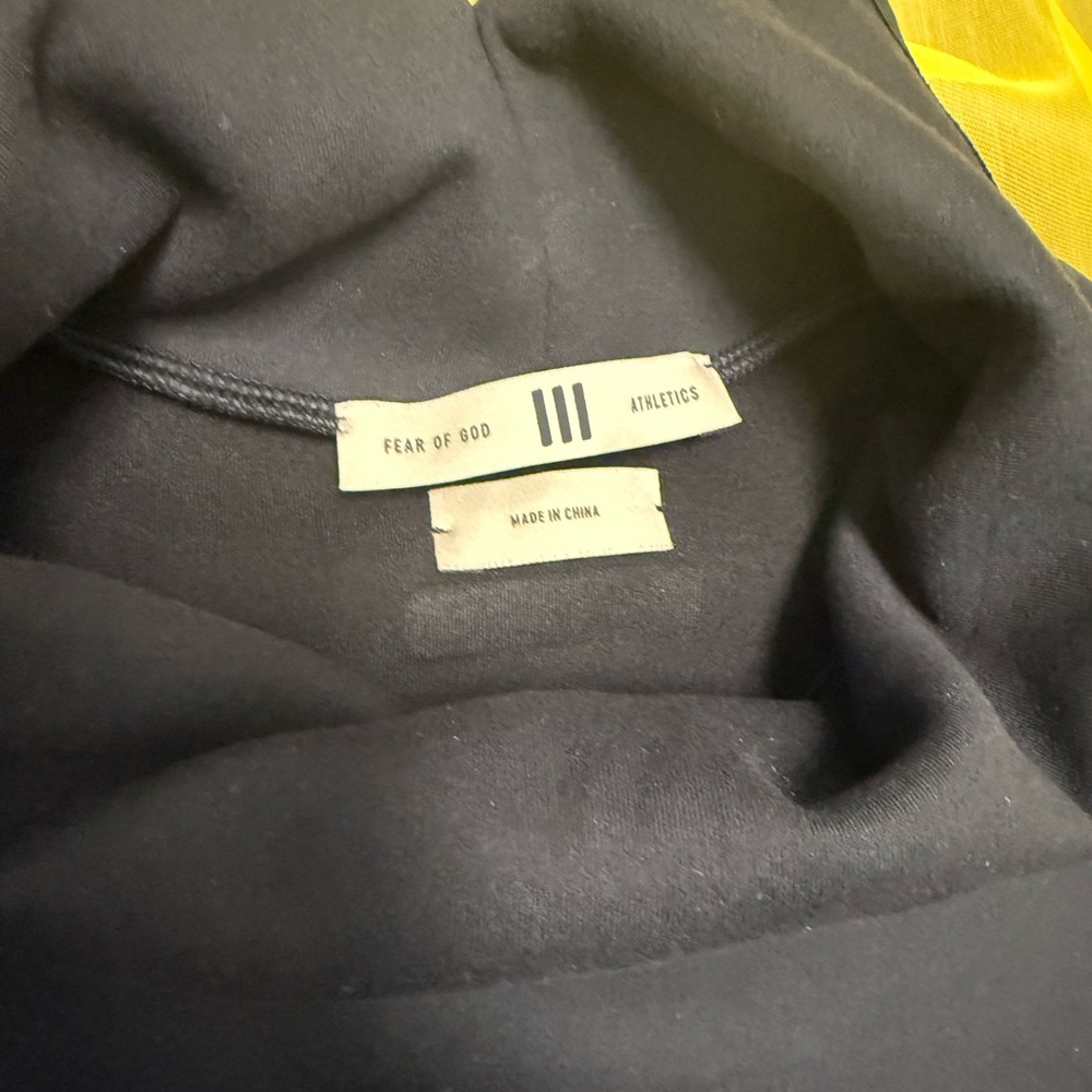 Adidas x Fear of God Athletics Moc Neck comfy Sweatshirt in Black size S Unisex - Picture 5 of 7